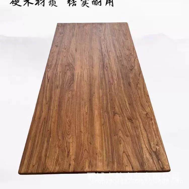 做老榆木吧台大板桌老门一字HLF民宿地板实木旧原木板板桌板飘窗