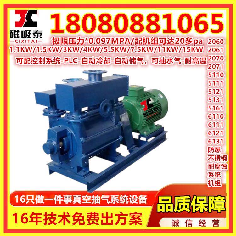 2V5111水环真空铸泵铁气体传输泵真B空系统WFJ自动泵水循环真空泵