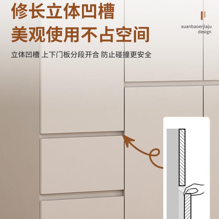 全实木衣柜家用卧室出租房简易组装储物柜子小户型儿童带抽屉衣橱
