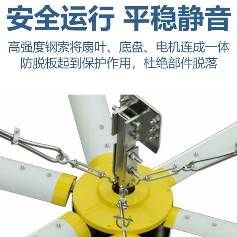 永磁工业电风扇散热风扇工业吊扇220v交流风机散热风扇直流风扇