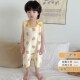 宝宝睡觉防踢被子夏季 儿童背心式 空调房 纯棉纱布薄款 睡袋婴儿夏款