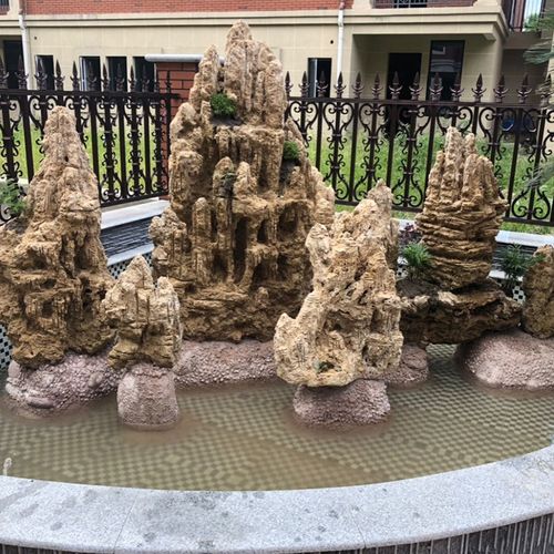 庭院吸水石假山石头原石盆景石头上水石天然大型摆件定制园林景观