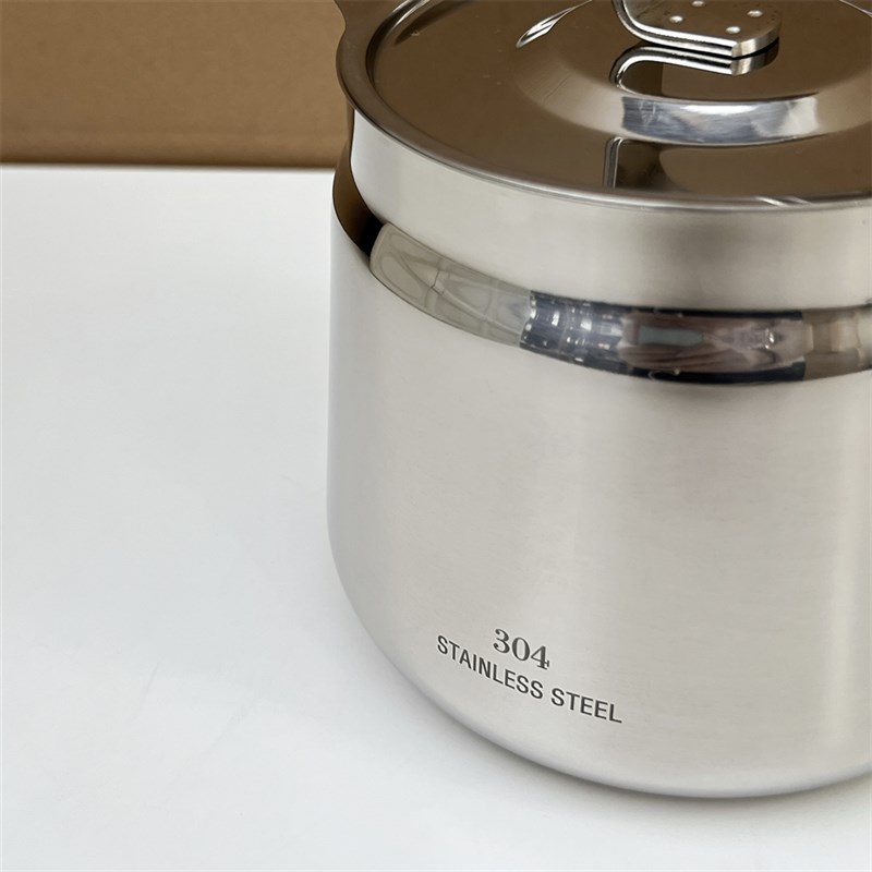 304不锈钢油罐厨房家用滤油壶储油罐猪油罐壶耐高温存油罐