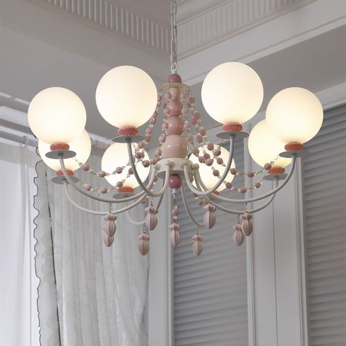 新法式中世纪风格魔豆客厅吊灯高端奶油风格温馨主卧室灯儿童房灯