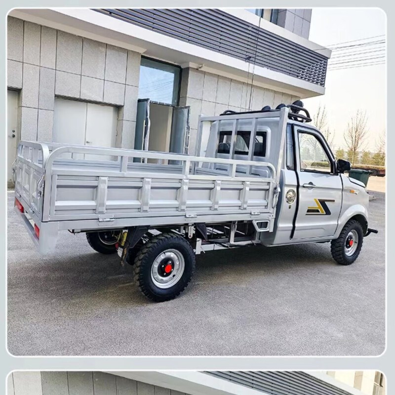 电动四轮货车山区皮卡车油电两用载重王家用货运车农用大功率货车
