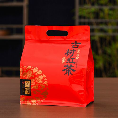 茶叶包装袋古树红茶滇红茶一斤装密封袋铝箔袋防S潮自封袋封口袋