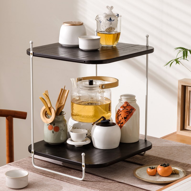 杯架杯子收纳置物架家用桌面茶杯架子茶具托盘收纳架餐边柜水杯架