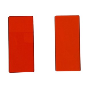 HB610长波通滤光片红色滤镜透过红光红色透明玻璃吸收型150