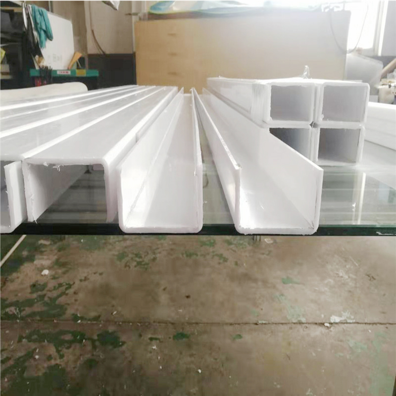 U型 L型白色透光装饰槽灯带卡槽 磨砂亚克力灯槽盖板灯罩折弯定制