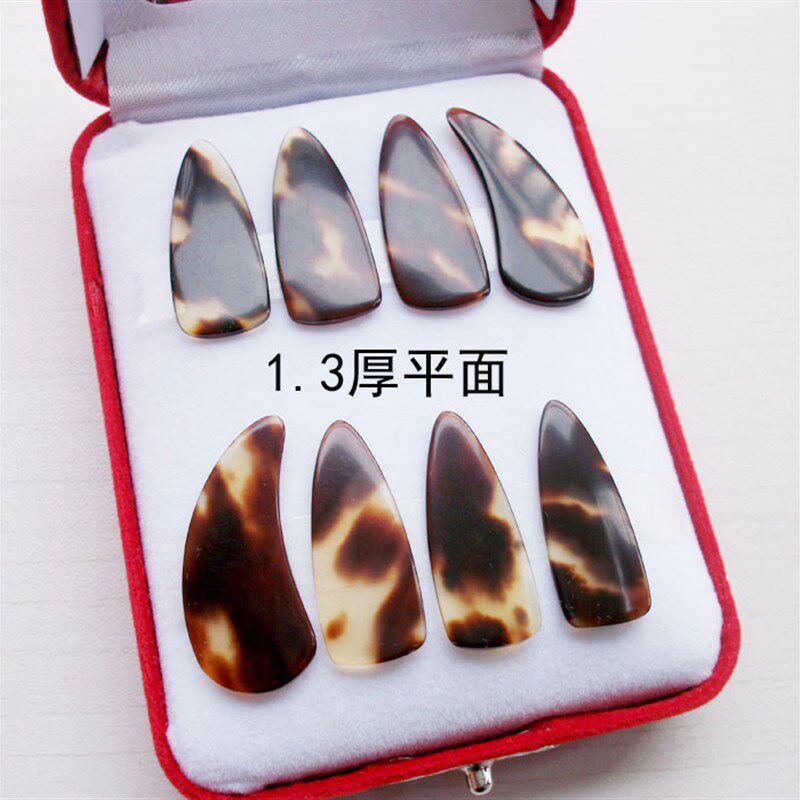 初级天然中c厚款平面专业练习 古筝指甲有韧性 送胶布成人儿童