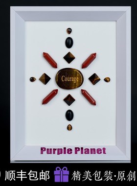 智慧水晶网格/白松石/紫水晶/智慧相框/8寸相框/惊喜礼物/礼物