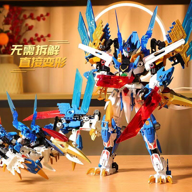 佳奇恐龙变形机甲积木拼图拼装8玩具10男孩6到12岁以上2025年新款