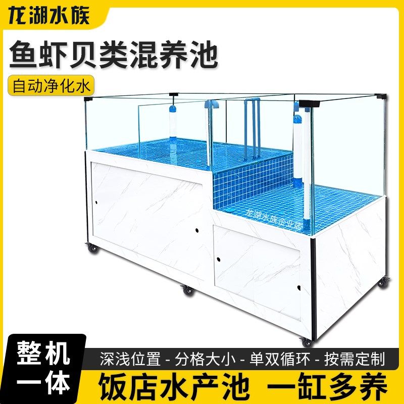 海鲜池鱼缸商用制冷机一体饭店专用超市水产移动海鲜缸贝类虾鱼池,宠物/宠物食品及用品,海鲜缸/大型异形缸,淘宝优惠券,粉丝福利购,淘宝优惠卷