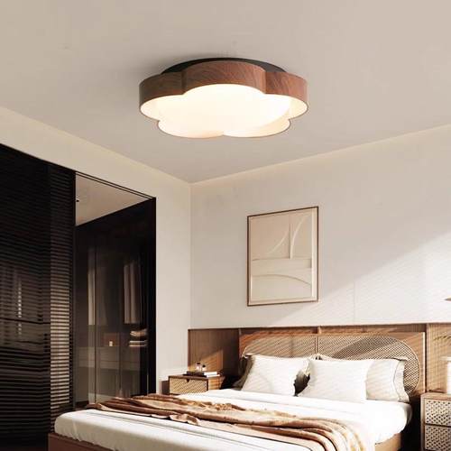 法国中世纪风格卧室灯创意花儿童房全光谱护眼吸顶灯覆古主卧室房