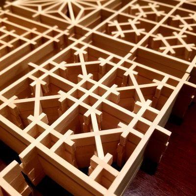【样品】永宁组子｜组子细工样品 十个图案 每样一个从组子开始吧
