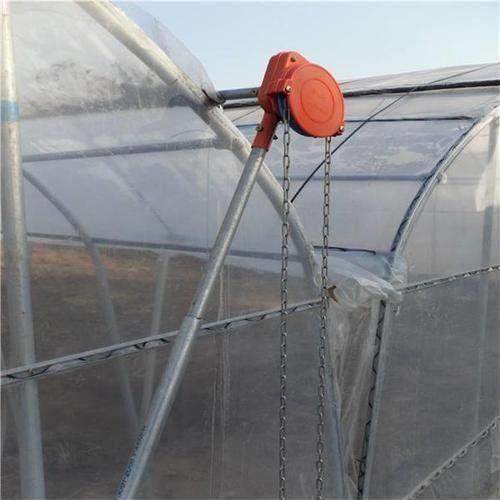 温室大棚配件新款卷膜器手动手摇卷帘机放风养殖场侧顶通风摇膜器