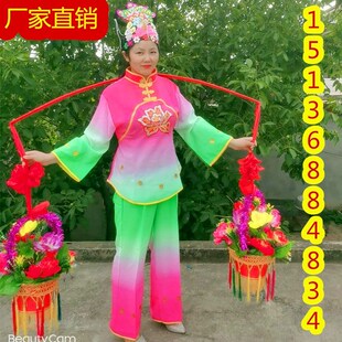 舞蹈花篮 f秧歌花篮花挑 舞台戏剧秧歌挑花篮 回娘家 花篮道
