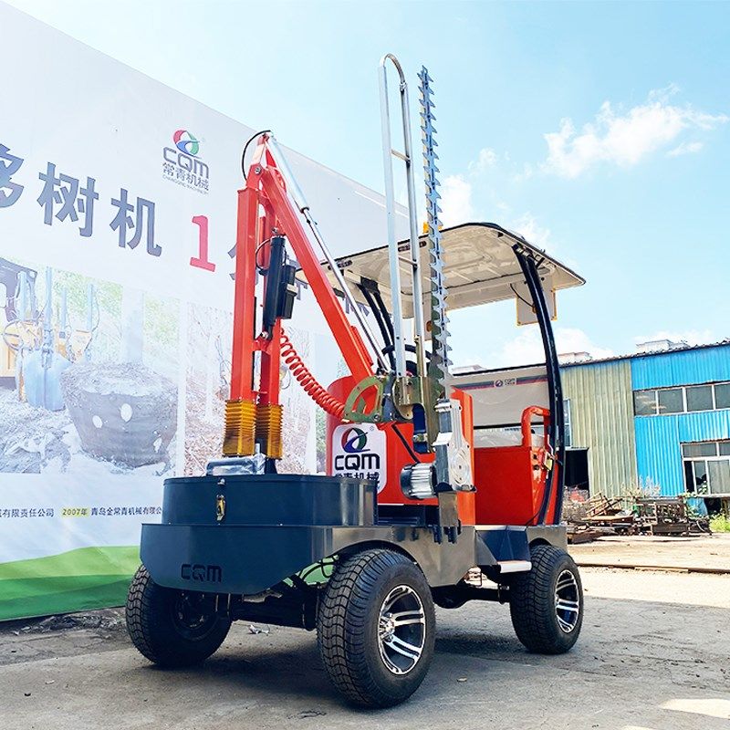 大型绿篱修剪车 绿化带行道树剪枝机电动锂电座驾四轮Z驾驶绿篱机