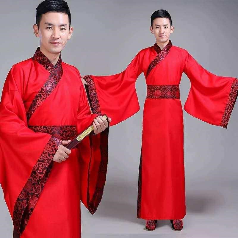 新款古装汉服双绕曲裾唐装表演 国学服成人礼 汉服女古.代演出爆