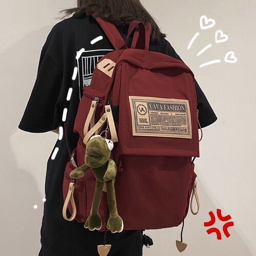 书包女大学生大容量男高中生初中生少女背包女生中学生电脑双肩包