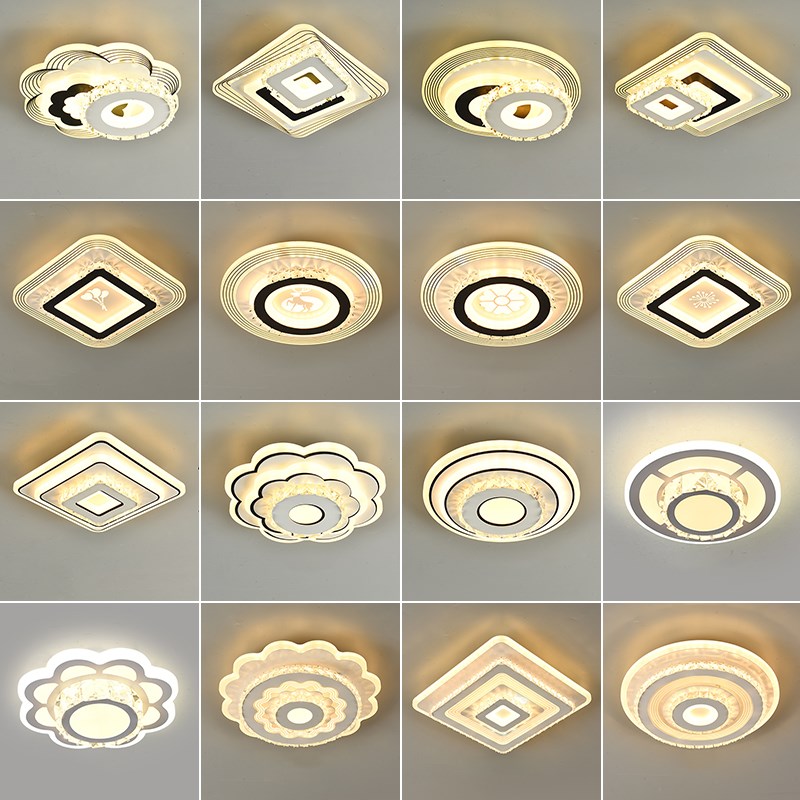 新款过道灯简约现代小灯进门玄关走廊灯嵌入式圆形网红阳台吸顶灯