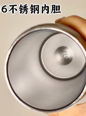 红色波点女高颜值不锈钢便携提绳吸管奶茶保温杯办公室随行水杯子