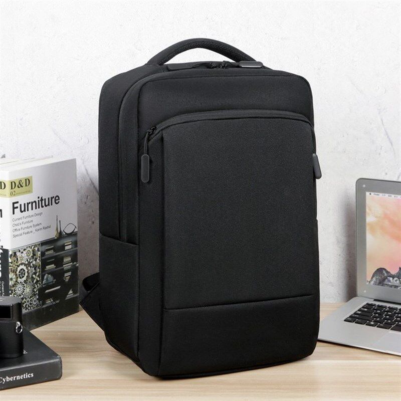 商务背包休闲双肩包男大容量电脑包防水旅行大学生书包牛津布简约