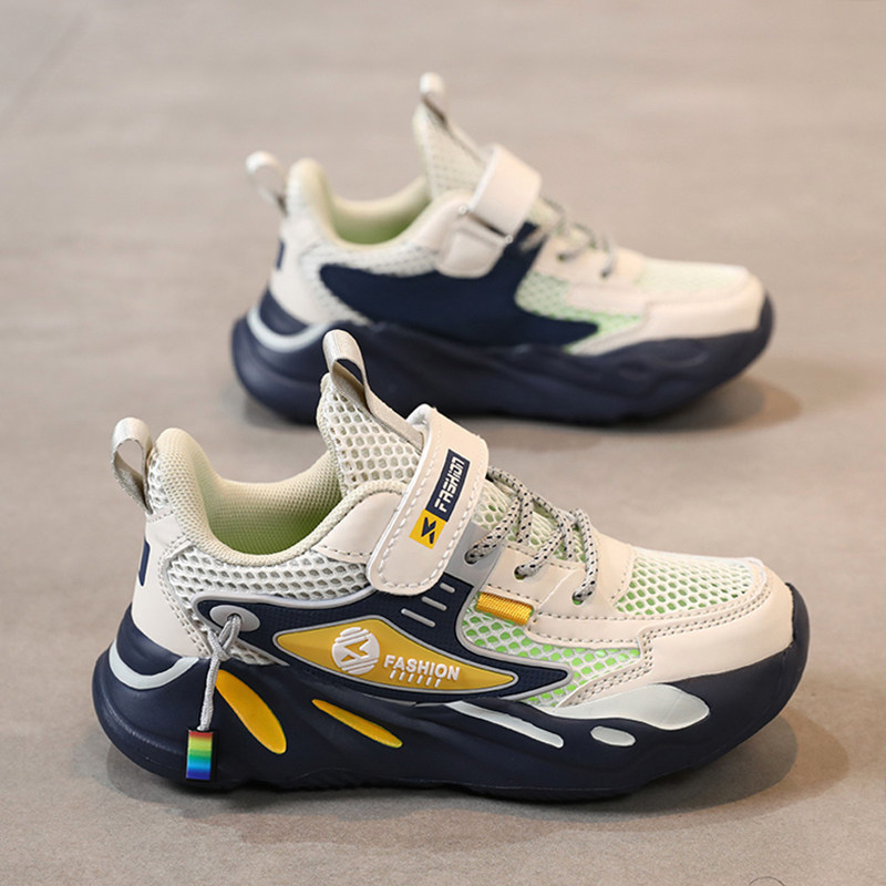 男童鞋夏款2025夏季新款单网透气网鞋网孔凉鞋薄款网面儿童运动鞋