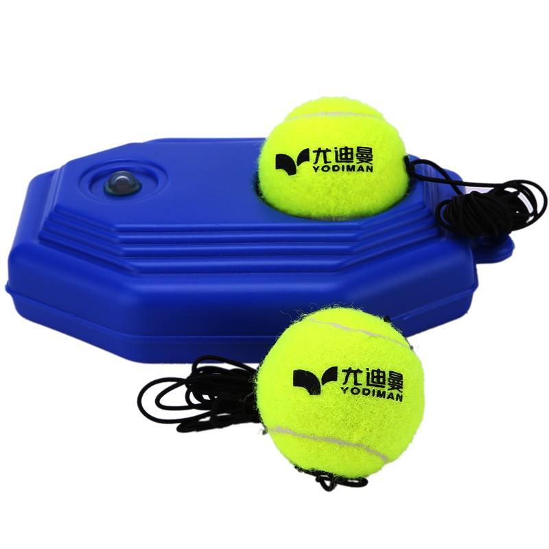 【赠送3个带线网球】网球拍训练底座 初学者单人训练器回弹练习器