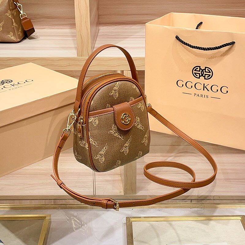 手机包女斜挎迷你小包高级感手机袋女2025新款洋气轻便手机小挎包