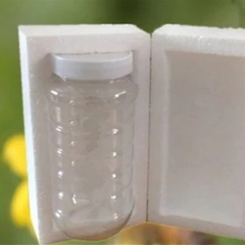 500g1000g蜂蜜塑料瓶泡沫纸箱包装盒1斤2斤发快递专用加厚泡沫盒