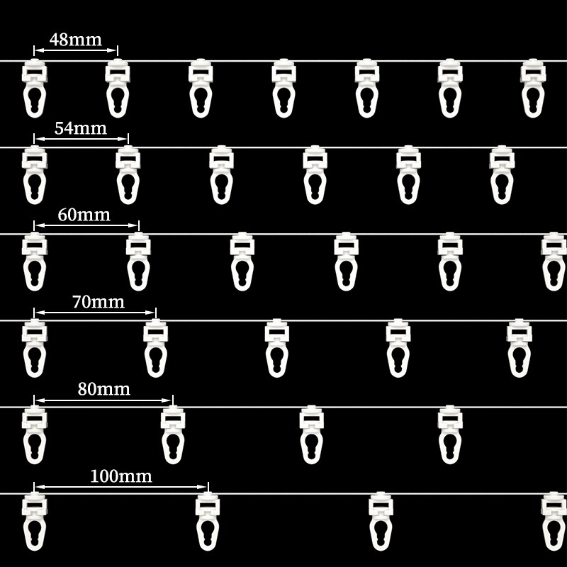 窗帘轨道窗帘一整套阳台挂钩式滑轨顶装静音蛇形帘窗帘杆滑道导轨
