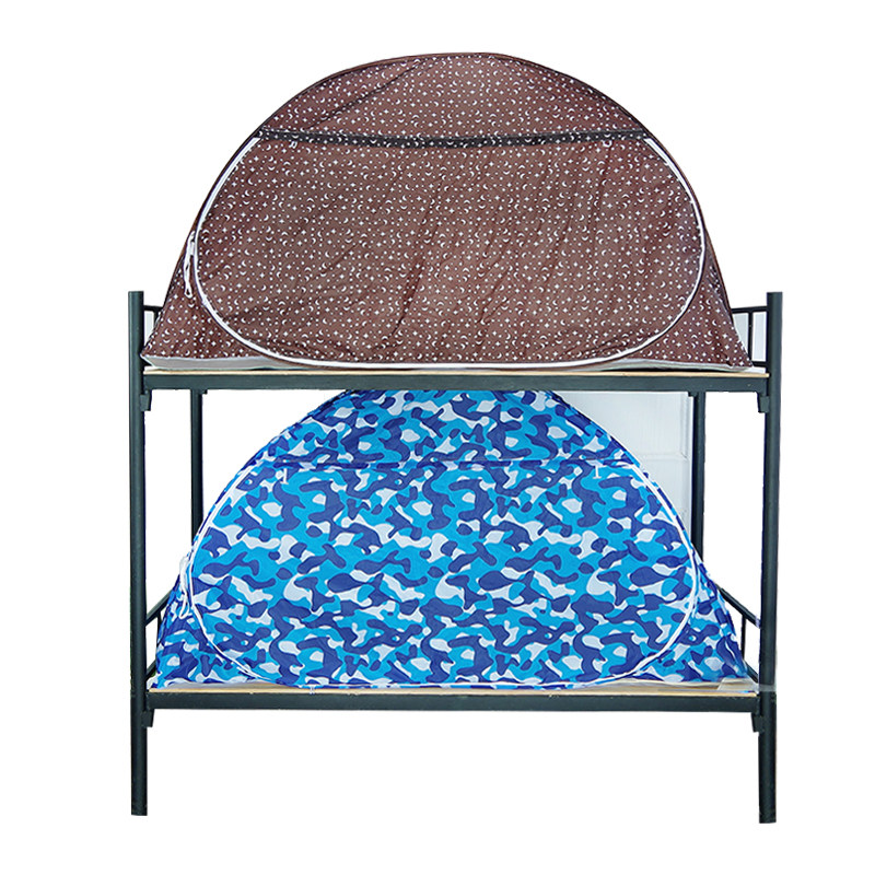 遮光蚊帐一体式免安装蒙古包学生宿舍神器上铺0.9m床帘两用全密封