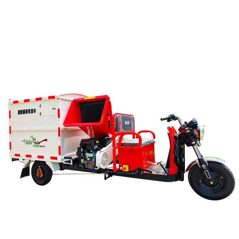 移动式树叶木渣粉碎机新款果枝碎枝机卧式新能源树枝粉碎机