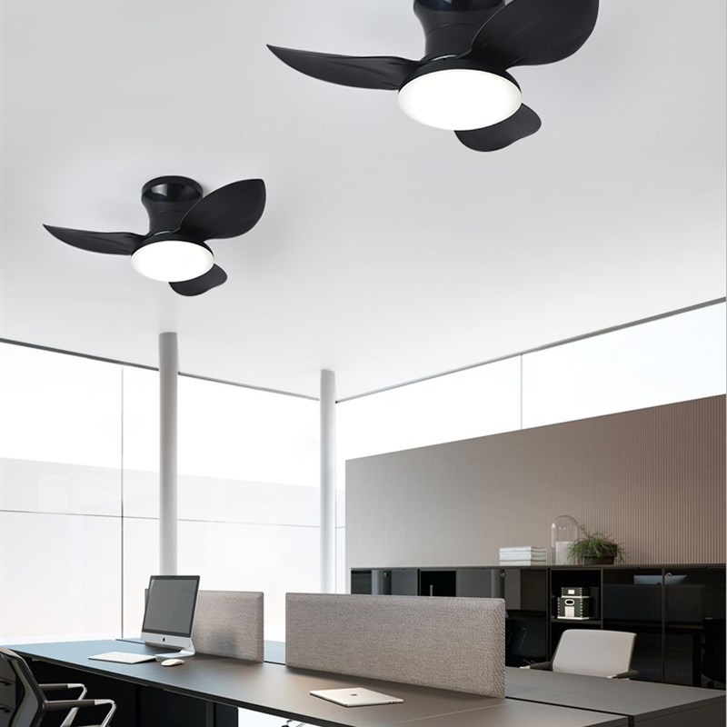 现代简约餐厅吊扇灯风扇灯卧室客厅家用智能风扇灯超静音吊扇吊灯