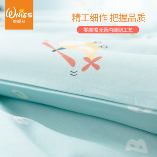 幼儿园三件套夏天不含芯婴儿被褥套装宝宝床上用品六件套含芯