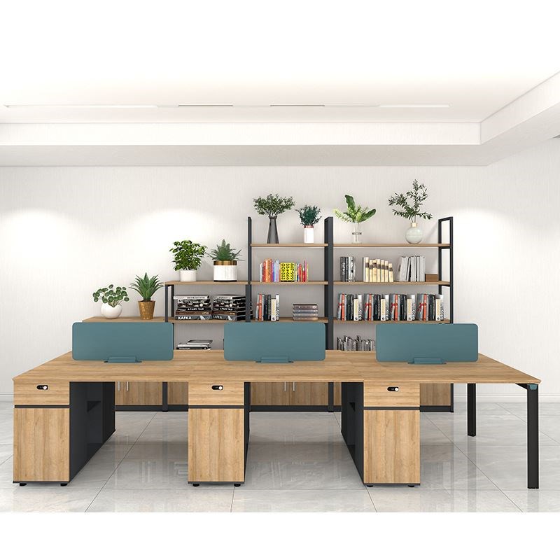 职员办公桌多人位卡座办公室卡位简约家具电脑员工位办公桌