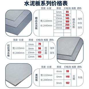 美岩板装饰板美颜水泥墙板可雕刻隔墙装饰清水板背景墙纤维水泥板
