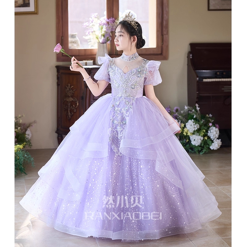 儿童礼服高端轻奢小众花童婚礼