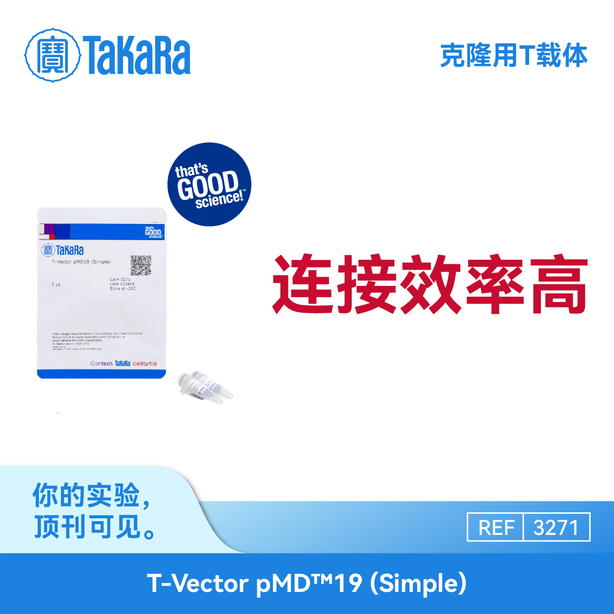 TaKaRa3271克隆用T载体