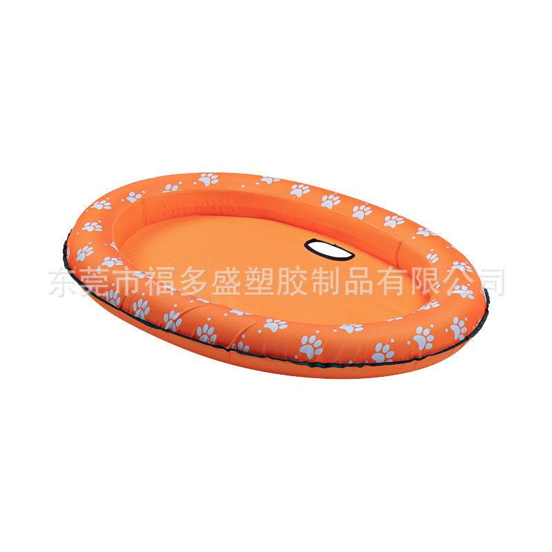 大量现货小号充气宠物浮排 狗狗猫咪浮床 布套宠物浮排充气狗浮排
