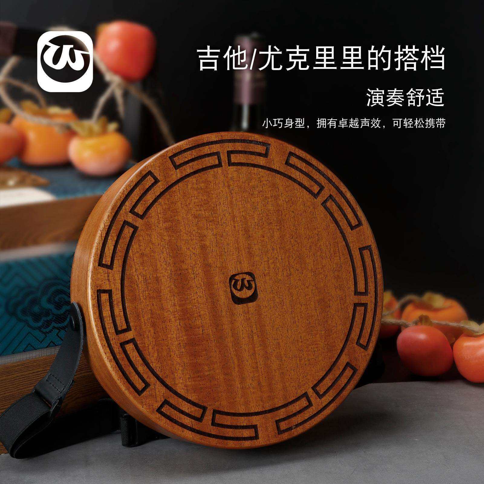 卡宏鼓邦戈鼓手鼓旅行鼓打击木箱手拍鼓箱鼓便携小圆鼓