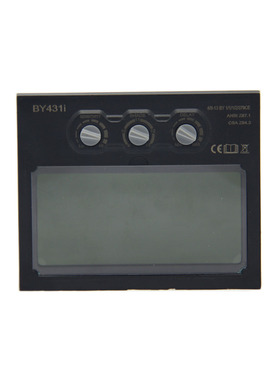 自动变光滤镜太阳能自动变光色号DIN9-13亮态DIN4焊接滤镜BY 431i