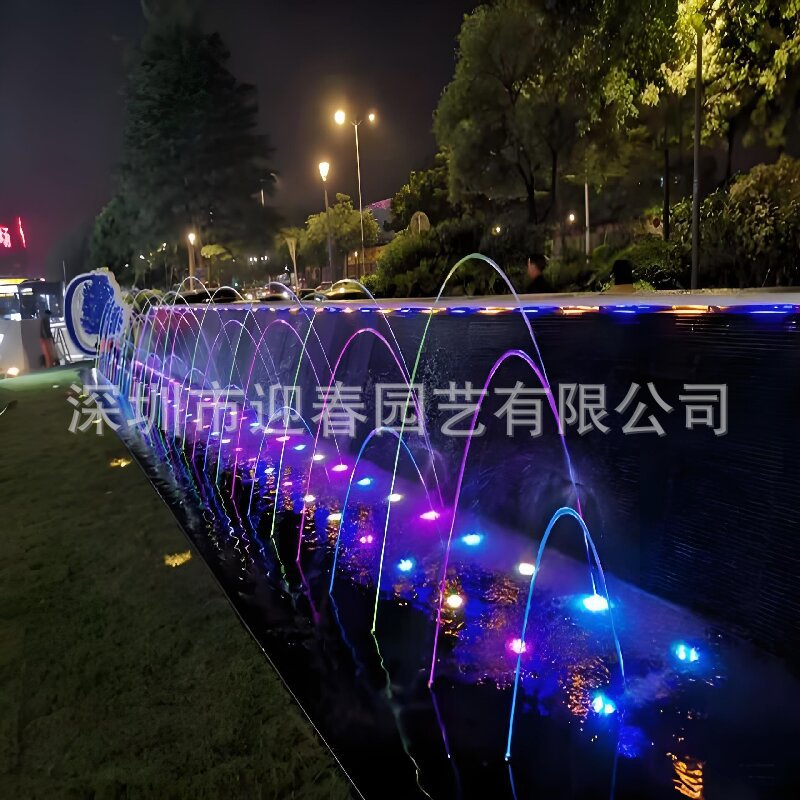 广州深圳玻光泉304不锈钢波光喷泉广场人工湖景观小型光亮喷头
