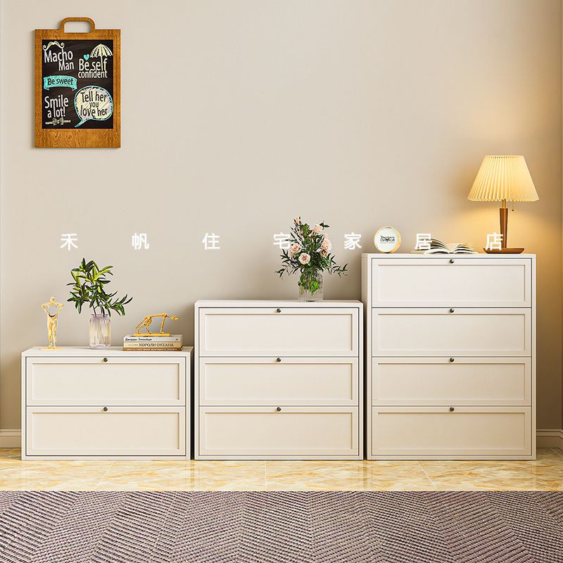 现代轻奢钢制斗柜卧室收纳柜玄关抽屉柜客厅整理柜零食柜
