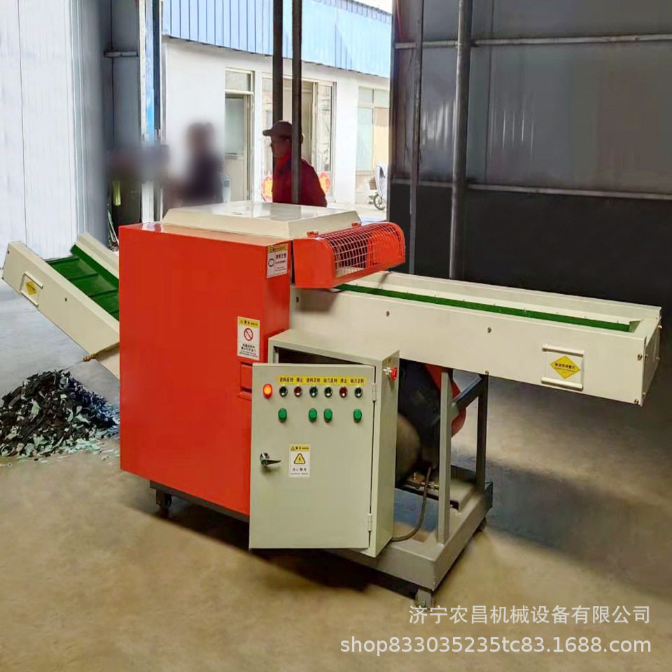 海绵边角废料粉碎机 甲壳素纤维切断机 无纺布麻条碎布机