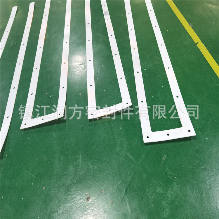聚四氟乙烯PTFE方形法兰垫片,塑料王方框垫片