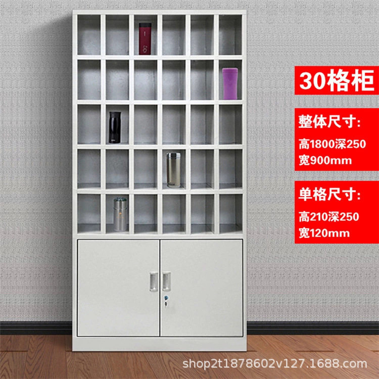 304不锈钢茶杯收纳柜车间员工餐碗柜水杯存放柜茶水间多格水杯柜