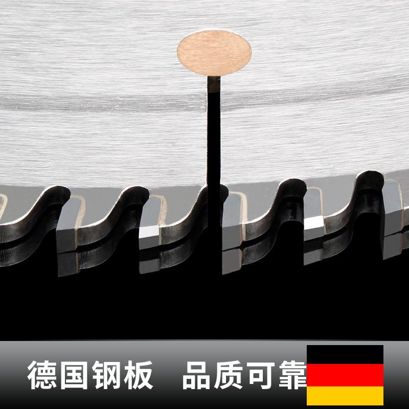 德国切铝合金锯片120齿直销铝用锯片切铝门窗255锯铝型材断桥305