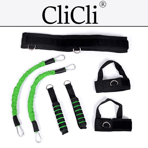 腿部腰部阻力带弹力带脚扣手柄训练弹跳套装室内健身器材厂家直销